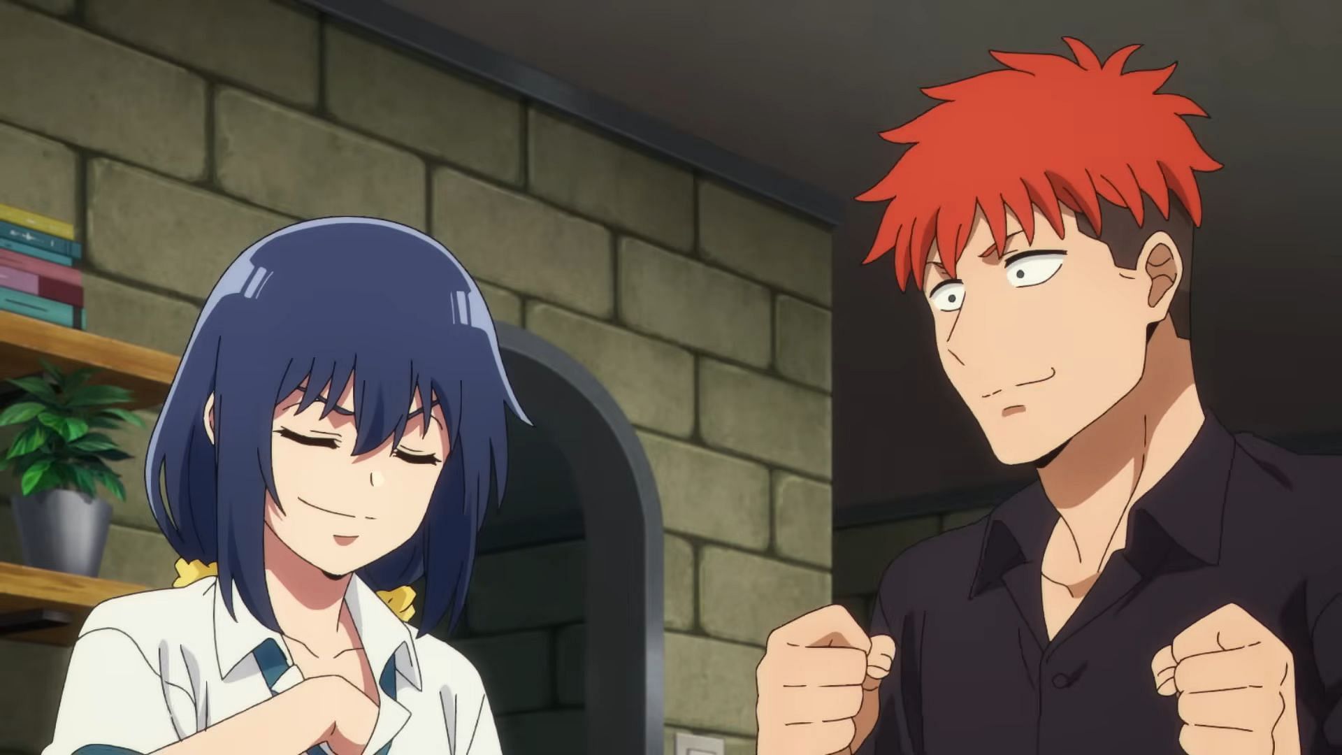 Mashiro and Tarou as seen in Detectives These Days are Crazy! episode 2 (Image via LIDENFILMS)